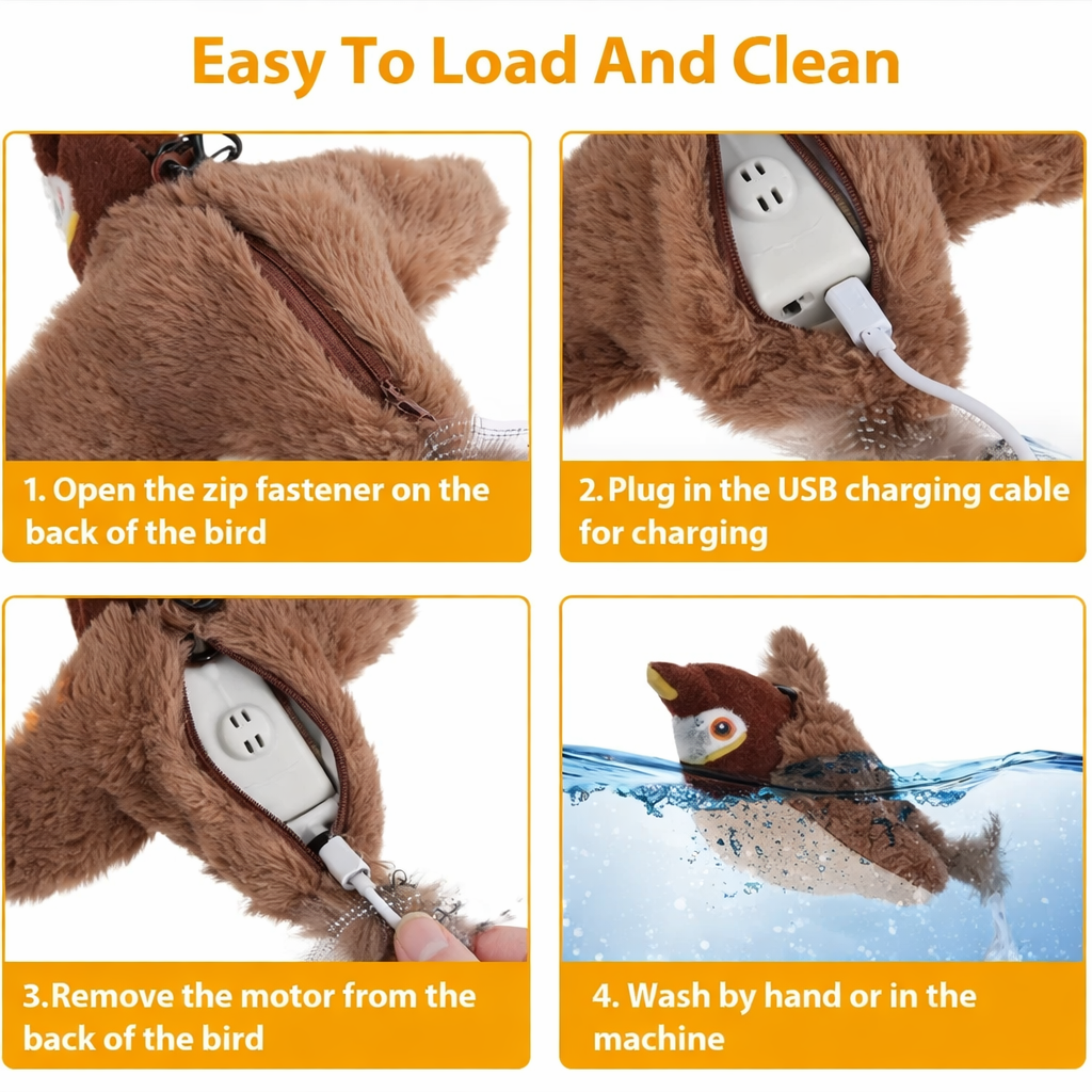 Catnip Electric Pat Bird Toy