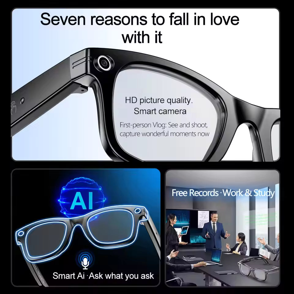 VisionAI™ Smart Camera Glasses