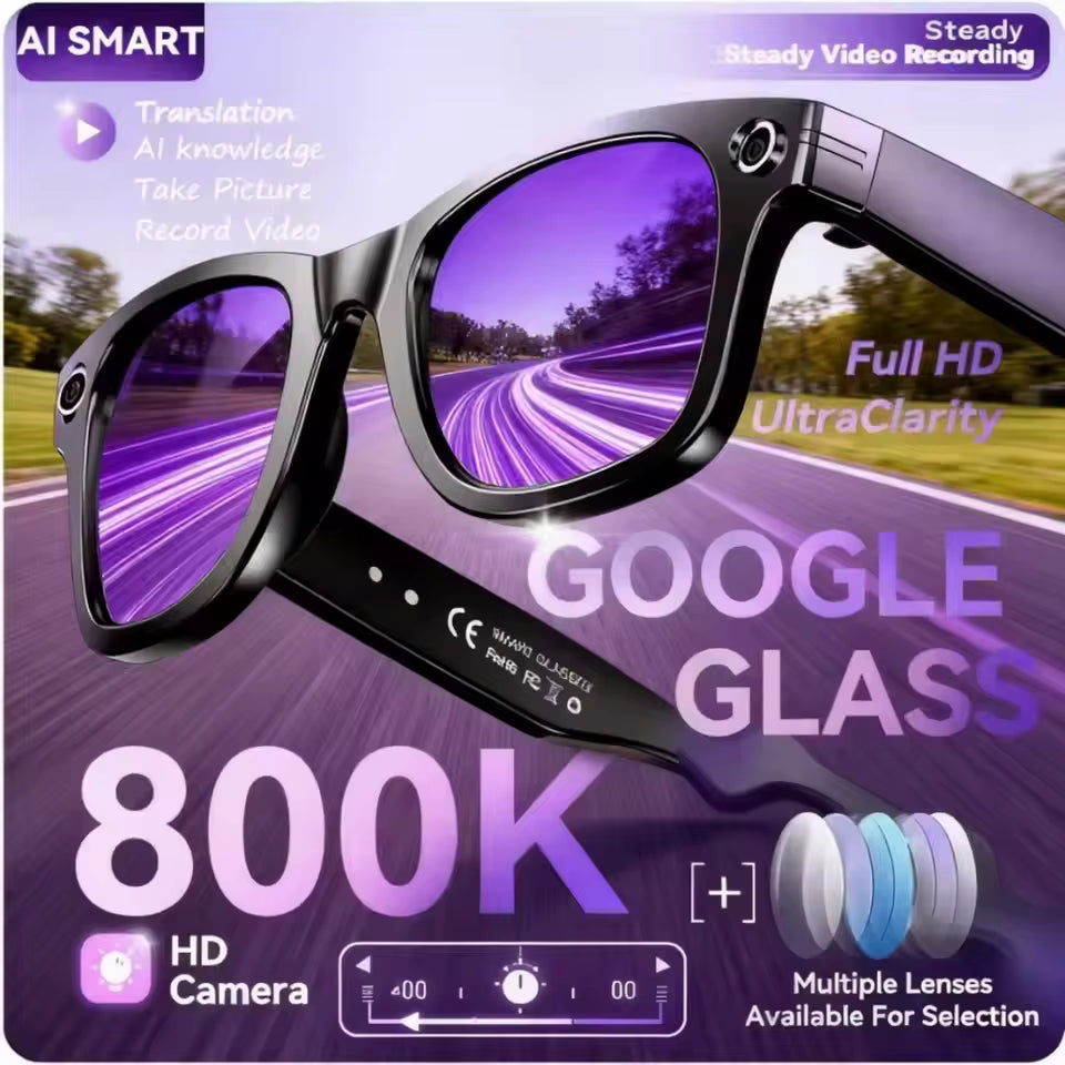 VisionAI™ Smart Camera Glasses